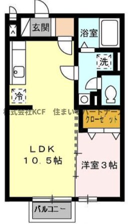 エマーブルⅡの物件間取画像